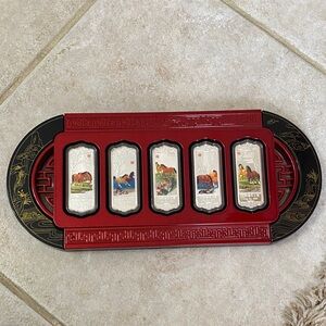 Vintage China 5x 20g 0.999 Silver Bars Featuring the Horse